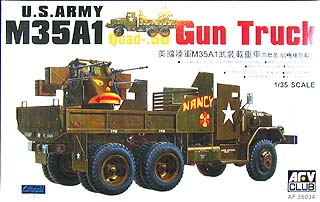 AFV Club AF35034 1/35 M35A1 Gun Truck (Vietnam War) Plastic Model Kit