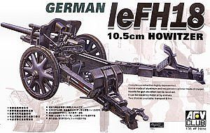 AFV Club AF35050 1/35 German Lefh18 105mm Howitzer Plastic Model Kit