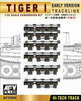 AFV Club AF35094 1/35 Tracklink For German Tiger I Early Version (Workable) Plastic Model Kit