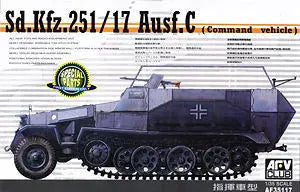 AFV Club AF35117 1/35 German Sd.Kfz.25 Ausf.C (Command Vehile) Plastic Model Kit AFV
