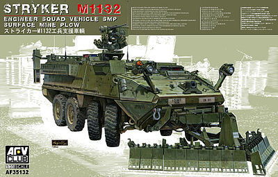 AFV Club AF35132 1/35 Stryker M1132 Engineer Squad Vehicle SMP Plastic Model Kit