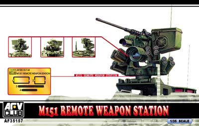 AFV Club AF35157 1/35 M151 Remote Weapon Station Plastic Model Kit