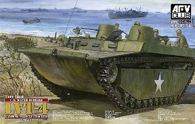 AFV Club AF35198 1/35 U.S. Water Buffalo LVT-4 (Late Type) Plastic Model Kit