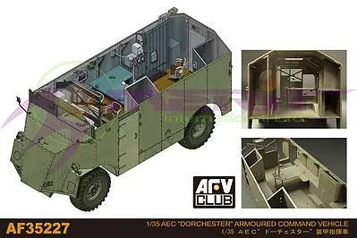AFV Club AF35227 1/35 AEC Armoured Command Vehicle Dorchester ACV Plastic Model Kit AFV