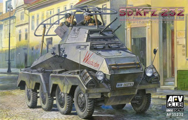 AFV Club AF35232 1/35 German Sd.Kfz. 232 Schwerer Panzersphwagen Plastic Model Kit