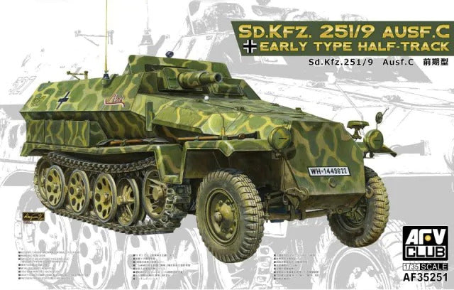 AFV Club AF35251 1/35 Sd.Kfz.251 25 Ausf.C Early Type Plastic Model Kit