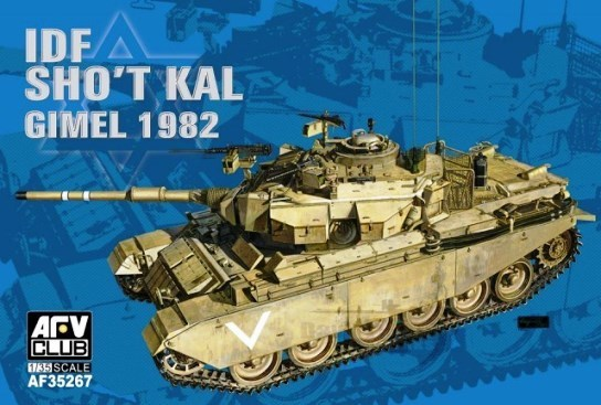 AFV Club AF35267 1/35 IDF Sho't Kal Gimel 1982 w/Reactive Armour Plastic Model Kit