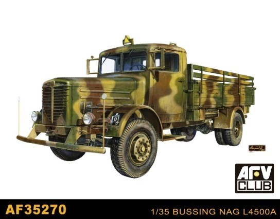 AFV Club AF35270 1/35 German Military 4X4 Truck Bussing Nag L4500A Plastic Model Kit