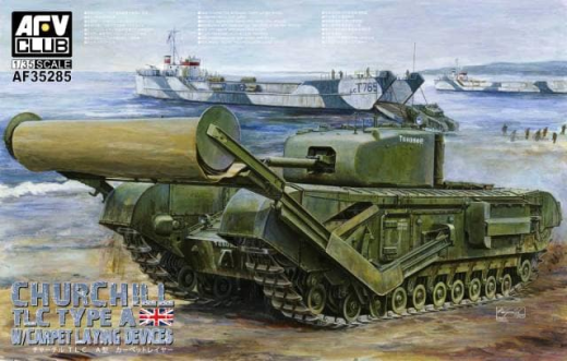 AFV Club AF35285 1/35 Churchill Tlc Type-A (w/ Carpet Laying Devices) Plastic Model Kit