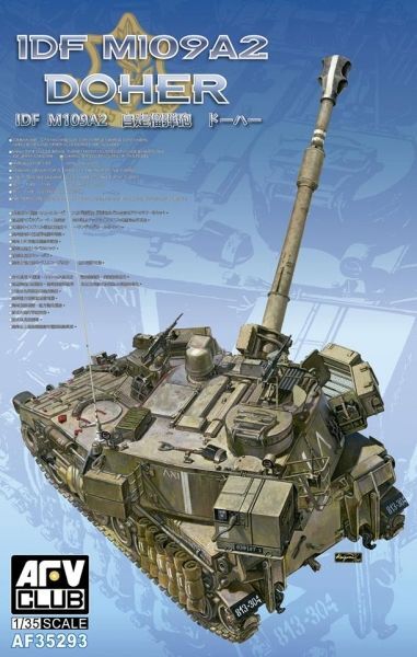 AFV Club AF35293 1/35 IDF M-109A2 Doher 1993 Plastic Model Kit