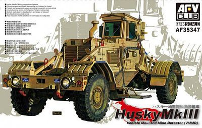 AFV Club AF35347 1/35 Husky Vehicle Mounted Mine Detector Mk III Plastic Model Kit