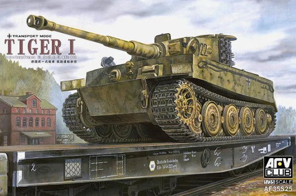 AFV Club AF35S25 1/35 Tiger I (Transport Mode) Plastic Model Kit