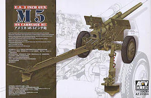 AFV Club AF35S64 1/35 U.S. 3 Inch Gun M5 & Carriage M1 Plastic Model Kit