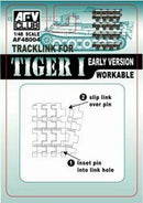 AFV Club AF48004 1/48 Tracklink For Tigeri Early Version (Workable) Plastic Model Kit AFV