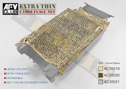 AFV Club AC35020 1/35 Extra Thin Camouflage Net-Jungle Green