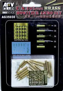 AFV Club AG35030 1/35 U.S.105mm Howitzer Ammo Set Plastic Model Kit AFV