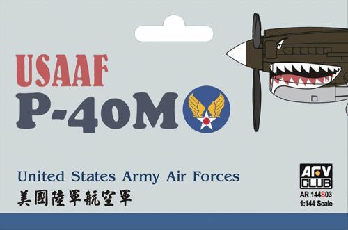 AFV Club AR144S03 1/144 USAAF P40-M (United States Army Air Forces) Plastic Model Kit