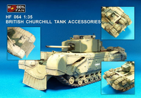 AFV Club HF064 British Churchill Tank Accessories (I) Plastic Model Kit