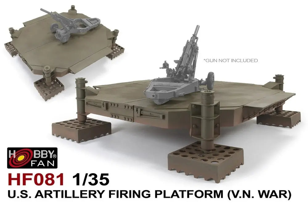 AFV Club HF081 1/35 U.S. Artillery Firing Platform(V.N. WAR) Plastic Model Kit AFV