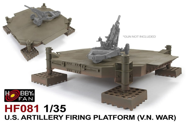 AFV Club HF081 1/35 U.S. Artillery Firing Platform(V.N. WAR) Plastic Model Kit