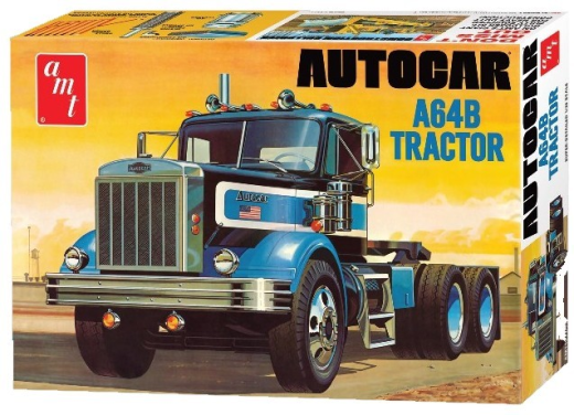 AMT 1099 1/25 Autocar A64B Semi Tractor Plastic Model Kit