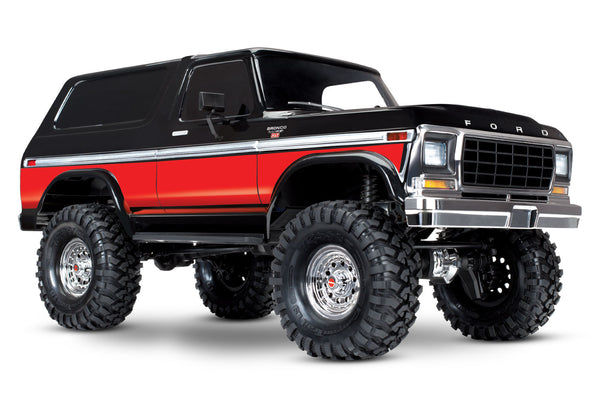 TRAXXAS TRX-4 W/BRONCO BODY - RED