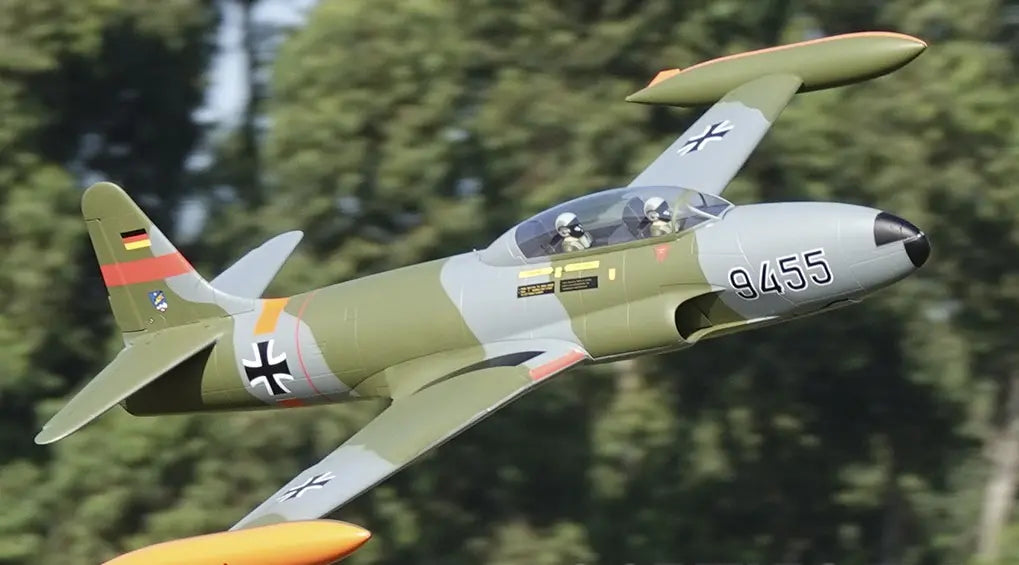 Freewing T-33 Shooting Star German 80mm EDF Jet - PNP FJ21725P Freewing