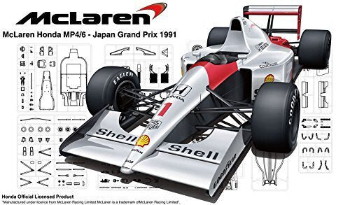 Fujimi 1/20 McLaren Honda MP4/6 (Japan GP/San Marino GP/Brazil GP) (GP-25) Plastic Model Kit [09213]