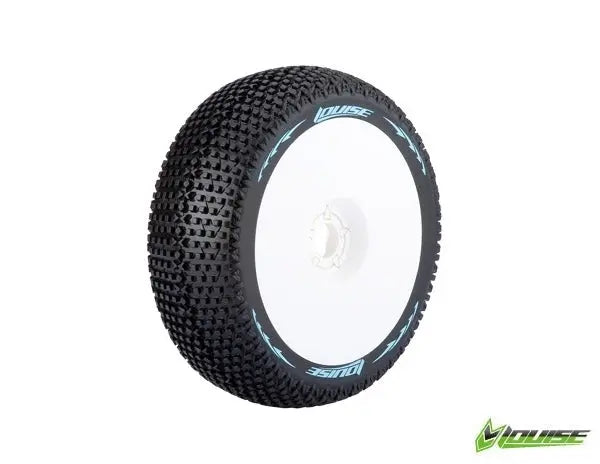 B-Turbo 1/8 Buggy Tyre White Louise