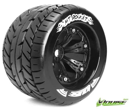 MT-Rocket Tyre On Black Rim 0 Offset Louise