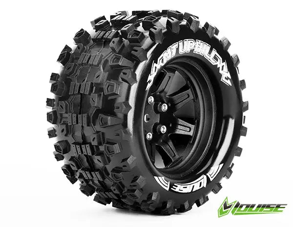MT-Uphill Tyre On Black Rim 0 Offset Louise