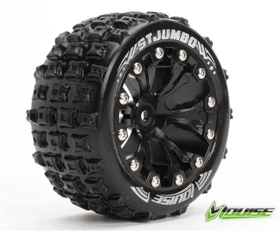 ST-Jumbo Tyre On Chrome Rim 1/2 Offset Louise