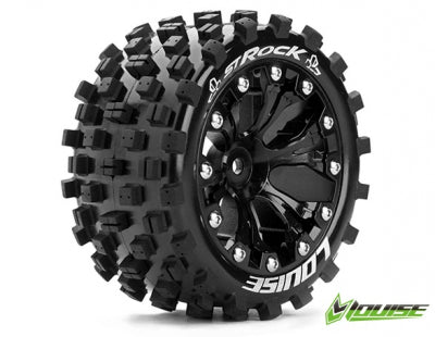 ST-Rock 2.8 Tyre w/rim Black BRG type