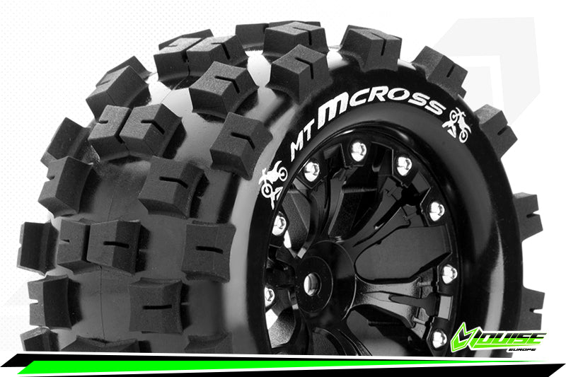 MT-Mcross 2.8 tyre w/BLK rim 0 offset