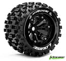 MT-ROCK 3.8in. Black 1/2 offset Tyre/Whe Louise