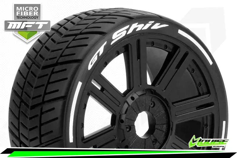 GT SHIV 1/8 Wheel & Tyre treaded soft MFT Louise