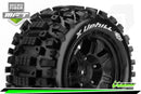 MFT - X-UPHILL - X-Maxx Serie Tire Set - Mounted - Sport - Black Wheels - Hex 24mm Louise
