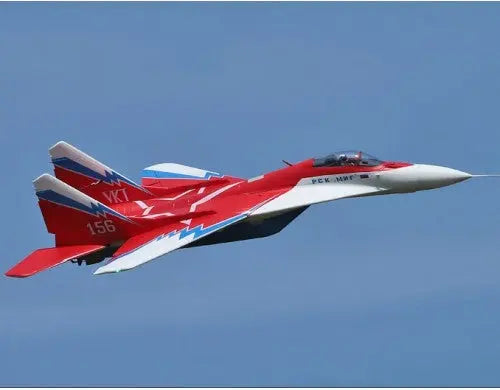 FREEWING MIG-29 RED STAR TWIN 80MM EDF JET THRUST VECTOR PNP VERSION FJ31625P Freewing