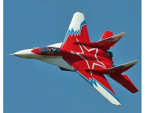 FREEWING MIG-29 RED STAR TWIN 80MM EDF JET THRUST VECTOR PNP VERSION FJ31625P Freewing