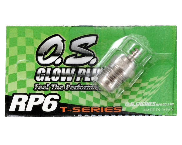 OS Engines RP6 Hot Turbo Glow Plug, T1202, T1203, T1204