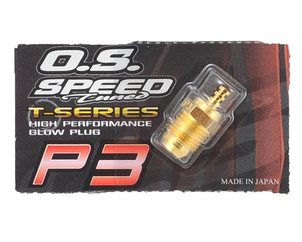 OS Engines Speed P3 Gold Ultra Hot Glow Plug suit .21 Off Road Engines