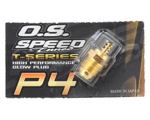 OS Engines Speed P4 Gold Glow Plug, Super Hot, Drake