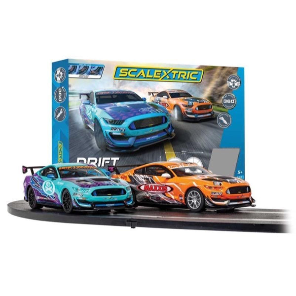 Scalextric C1421M Drift 360 Race Slot Car Set