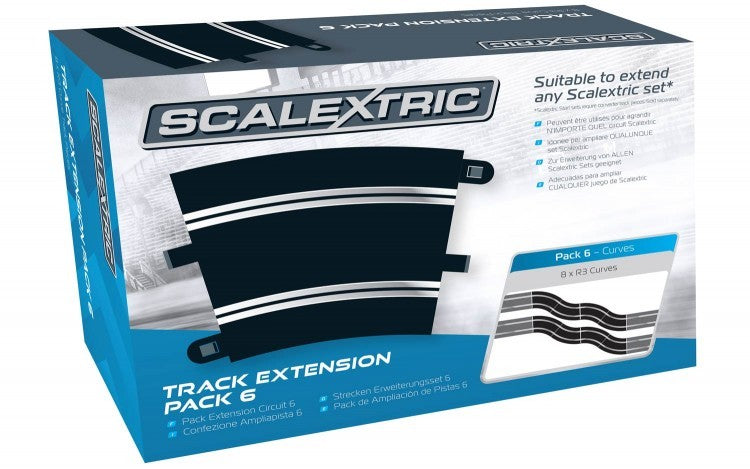 SCALEX TRACK EXTENSION PACK 6 - 8 X R3 CURVES