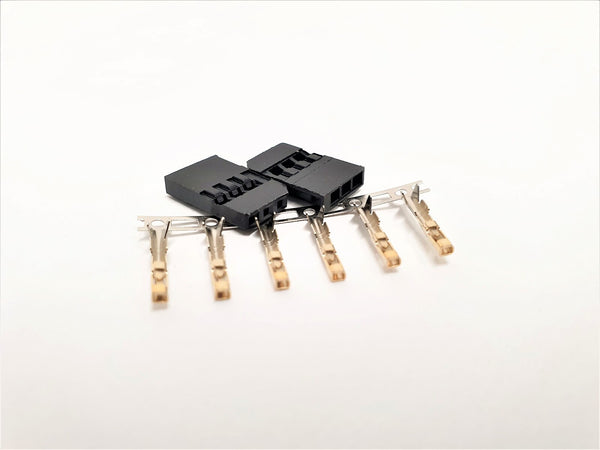 Futaba connector Male Gold plated terminals 2sets/bag