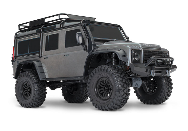 TRAXXAS TRX-4 SCALE & TRAIL CRAWLER LAND ROVER - SILVER