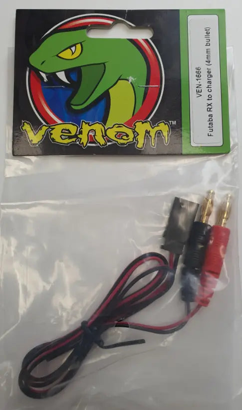 Futaba RX Charge Lead (4mm Bullet) Venom