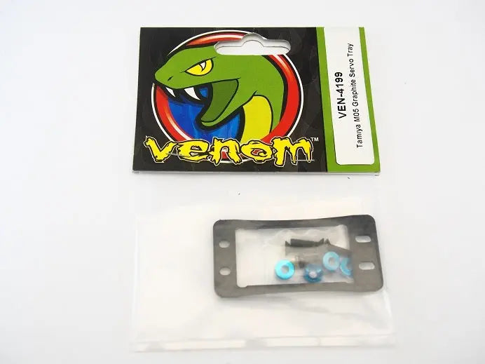 Tamiya MO5 carbon servo tray Venom