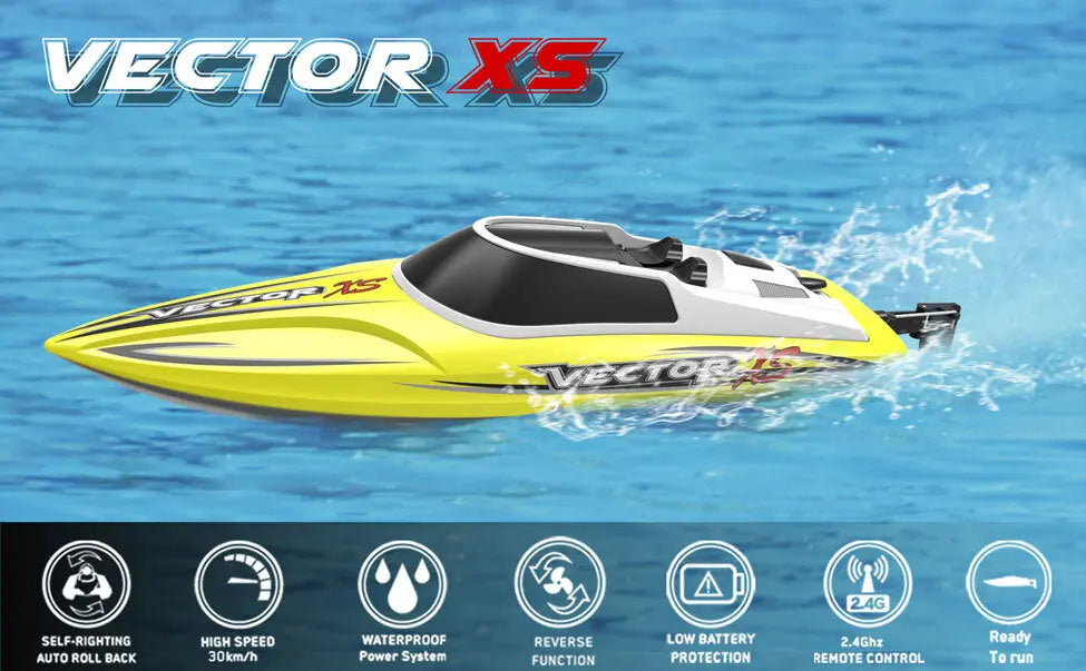 VOLANTEX VECTOR XS RTR SELF RIGHTING R/C BOAT 30KMH! - VT795-4 Volantex