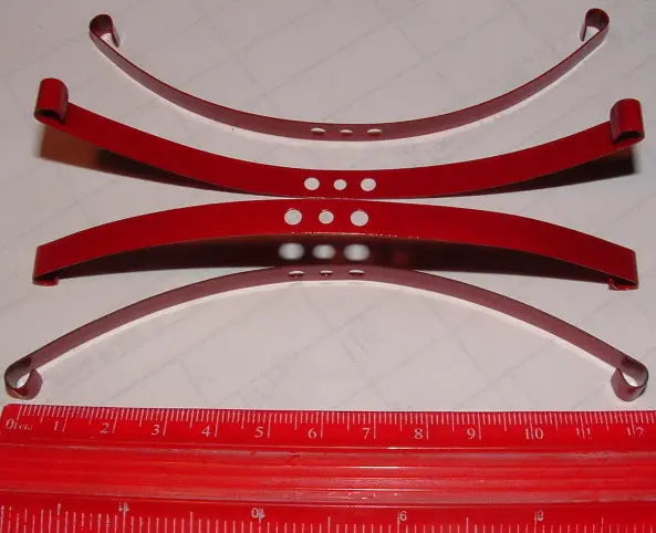 Red Super Soft Flex Leaf Springs (4) RC 4WD